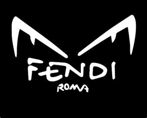 fendi black eyes monster logo vector|fendi logo png transparent.